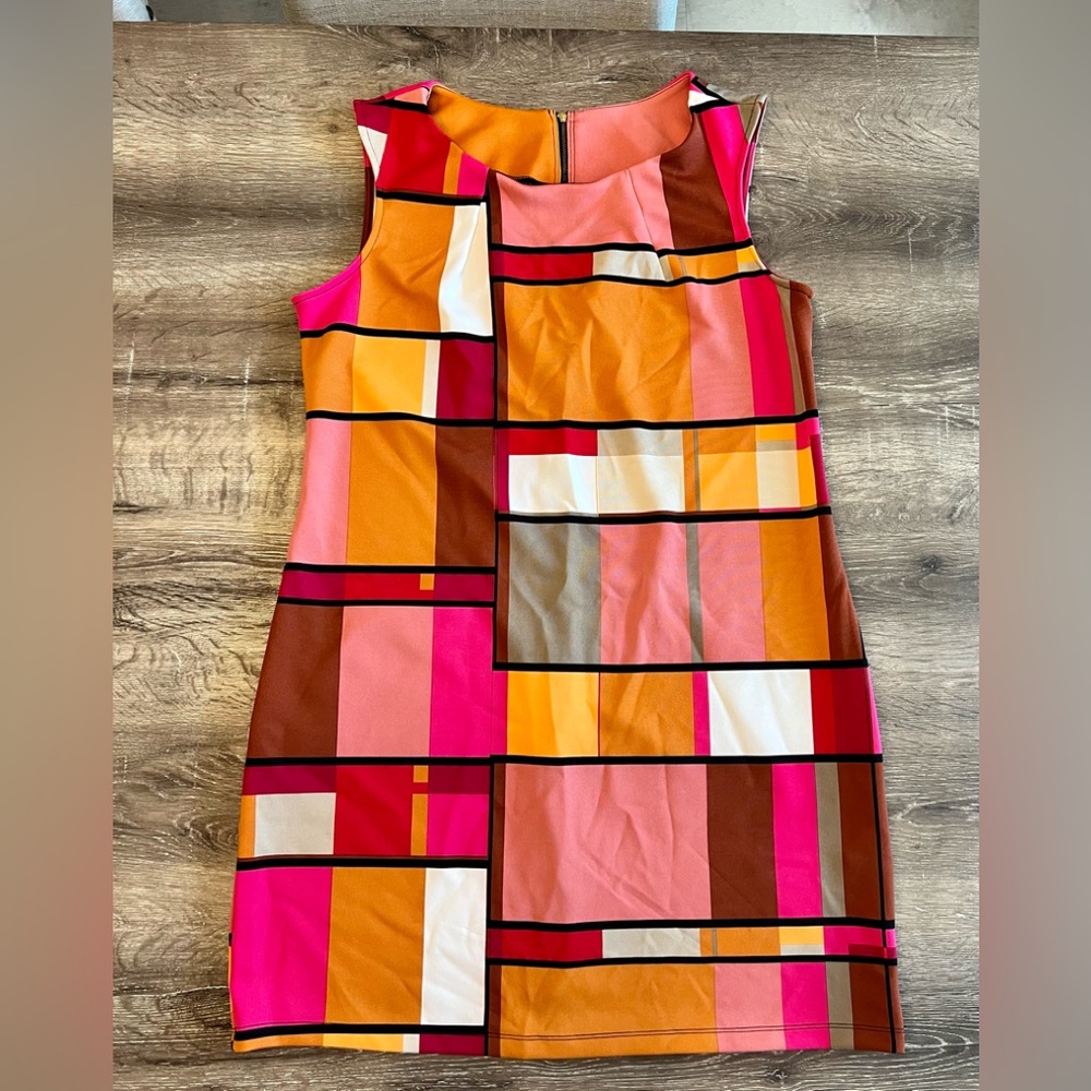 Beautiful Worthington Sheath Dress In Fall Colors-Size L, In Like New Condition